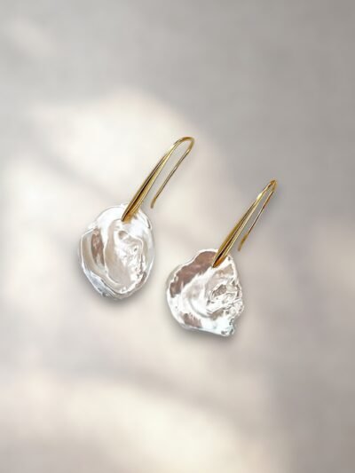 The Blooming Radiance High-Petal Baroque Pearl Earrings