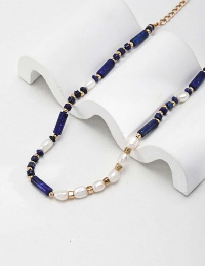 Celestial Lapis Necklace – A Whisper of the Night Sky