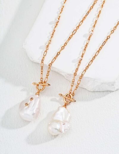 Seafoam Dreams - Baroque Elegance Necklace