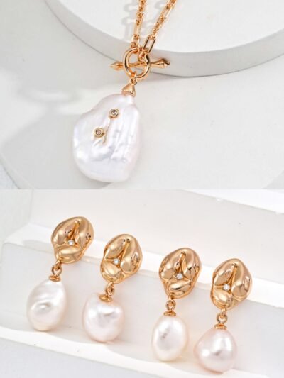 Seafoam Dreams - Mochi Baroque Jewelry Set