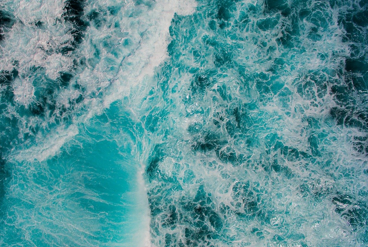sea, ocean, blue, water, nature, waves